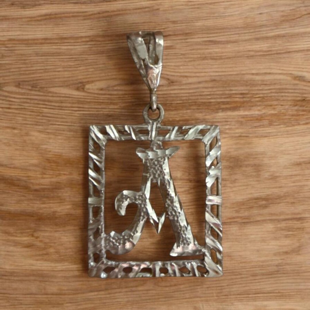 Vintage 80s and 90s Initial Letter A Charm Pendant in 14kt Yellow Gold ...