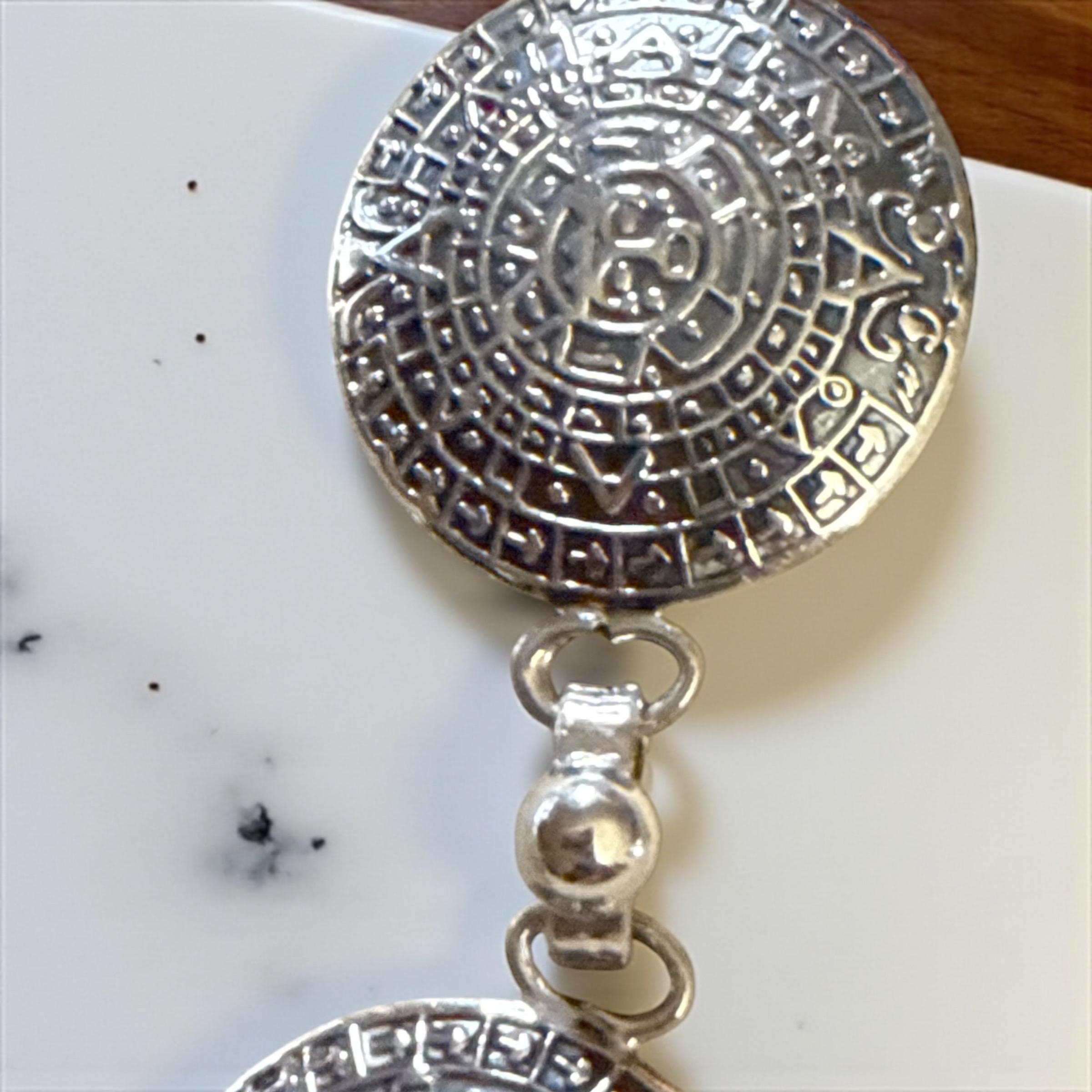 ヴィンテージ スターリングシルバー アステカカレンダー