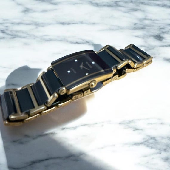 Vintage Rado Diastar Watch: High-tech Ceramic, Diamond Markers - Etsy