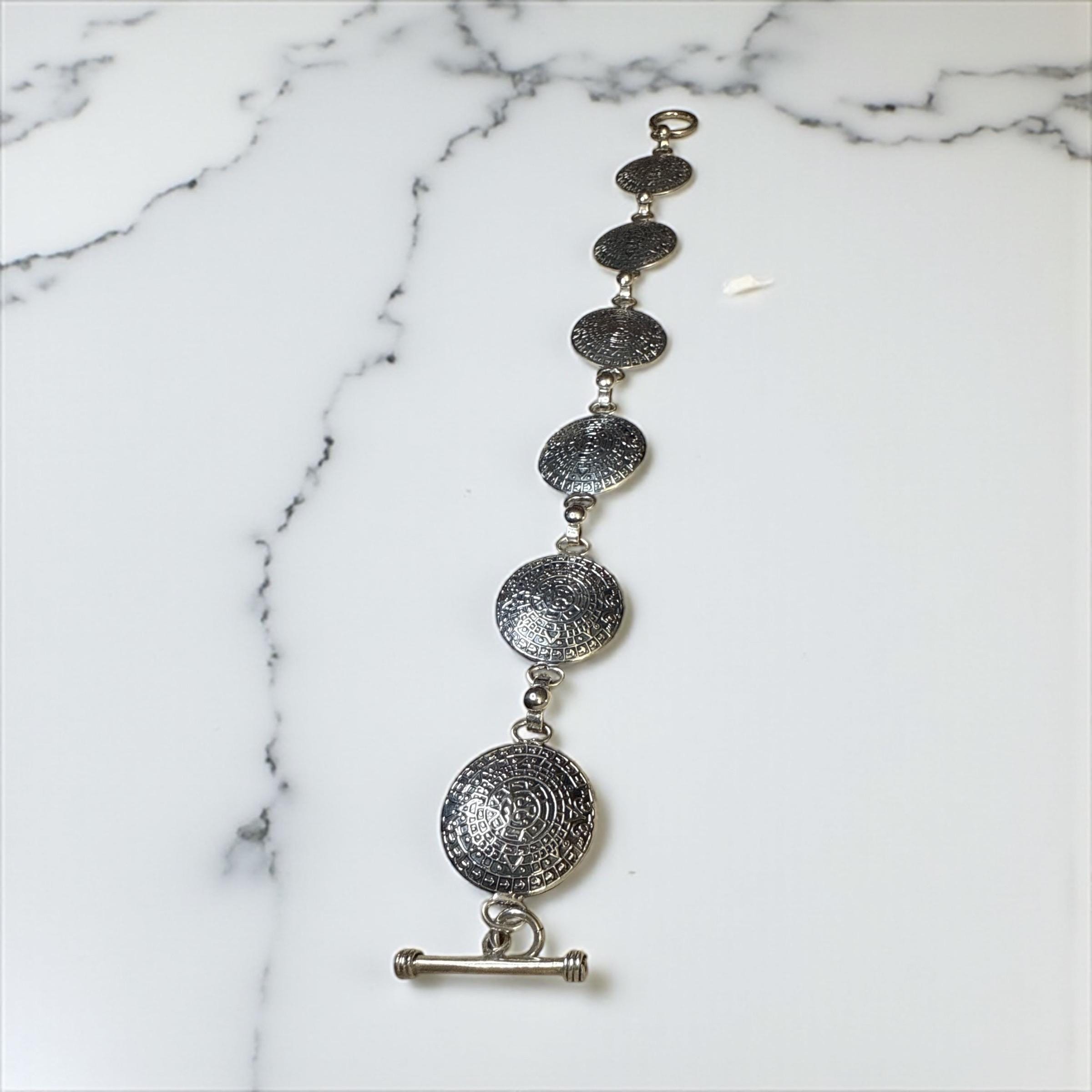 ヴィンテージ スターリングシルバー アステカカレンダー