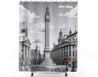 Shower Curtains Shower Curtains All you need is love and a vacation in London