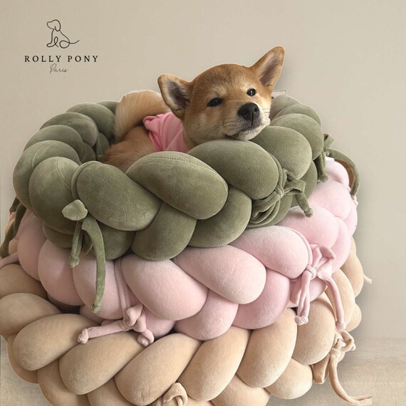 Oval orthopedic dog bed discount
