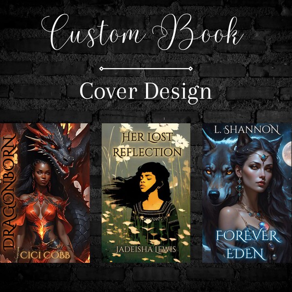 Custom Book Cover Design - Any Genre