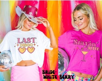 Disco Bachelorette Shirts, Brides Last Disco, Nola Bachelorette, Disco Cowgirl