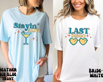 Disco Bachelorette Shirts, Brides Last Disco, Retro Bachelorette, Disco Cowgirl