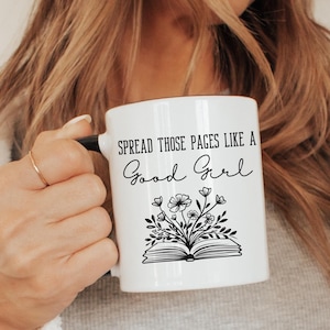 Smut Leser Becher Spicy Booktok Becher Verbreiten Sie diese Seiten Spicy Buch-Liebhaber Becher Bookish Merch Spicy Buch Geschenk Smut Leser Geschenk Dark Romance Becher