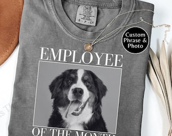 Custom Pet Photo Shirt Custom Picture Pet Shirt Personalized Comfort Colors Pet Shirt Bootleg Dog Lover Gift Cat Lover Gift Pet Loss Gift