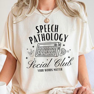Comfort Colors Speech Language Pathologist Shirt Speech Therapist Shirt Speech Language Shirt SLP Nurse Shirt SLP Shirt Audio Nurse Shirt