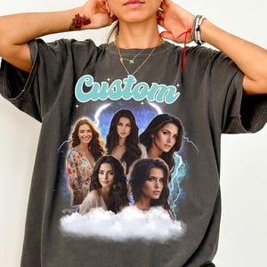 Custom Girlfriend Shirt Boyfriend Comfort Colors Shirt Wife Shirt Bachelorette Surprise Personalized Birthday Bootleg Gift Dog Shirt Rap Tee