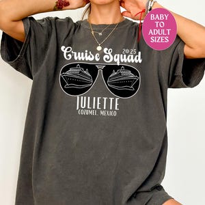 Custom Cruise Squad 2025 Shirt Cruise Squad Shirt Custom Cruise Squad Group Shirt 2025 Season Custom Family Cruise Shirts Cruise Group Shirt
