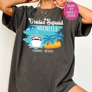 Custom Cruise Squad 2025 Shirt Cruise Squad Shirt Custom Cruise Squad Group Shirt 2025 Season Custom Family Cruise Shirts Cruise Group Shirt