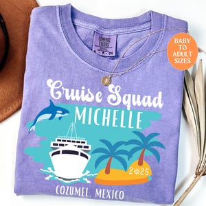 Custom Cruise Squad 2025 Shirt Cruise Squad Shirt Custom Cruise Squad Group Shirt 2025 Season Custom Family Cruise Shirts Cruise Group Shirt