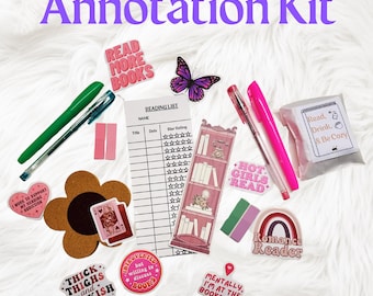 Annotation Kit For Book Lover Book Annotation Kit Annotator Kit Journaling Kit Book Annotating Tabs Annotated Gift Booktok Bookish Gift