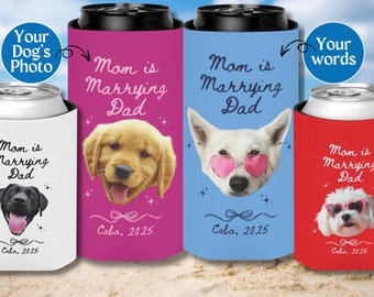 Custom Bachelorette Can Cooler Personalized Drink Sleeve Personalized Can Cooler Bachelorette Party Favors Slim Can Coolers Dog Mom Pet Bach