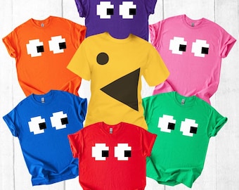 Video Game Group Halloween Costume Halloween Shirt Bff Halloween Couple Group Arcade Teacher Halloween Group Trendy Halloween Group Costume