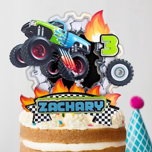 LKW-Kuchenaufsatz Svg / LKW-Kuchendekoration Svg / LKW-Geburtstagsparty / Schriftart und SVG-Alphabet enthalten
