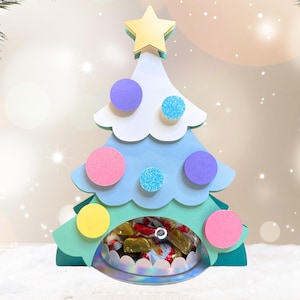Create Your Own Festive Candy Holder with this SVG Cut File For 8cm Dome - Easy Open System - Watch Tutorial Included!