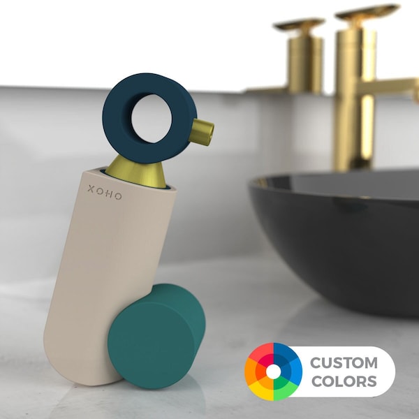 Bathroom soap dispenser • Housewarming gift • Modern hand cream dispenser •  Unique soap pump