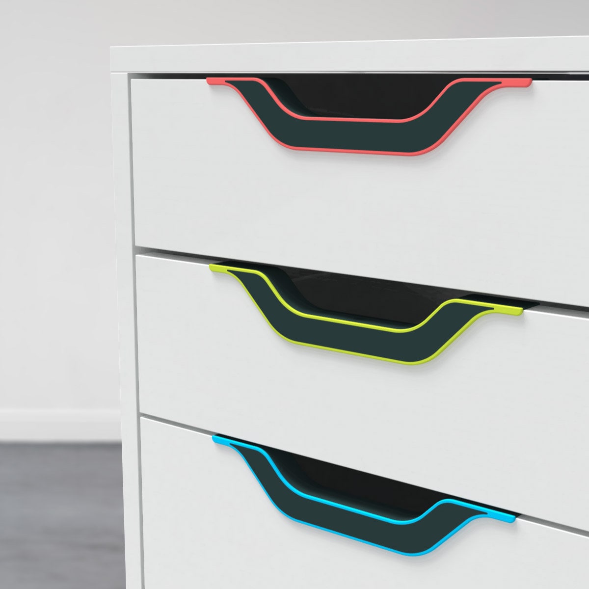 IKEA Alex Drawer Handle Insert: Silhouette Color Options - Etsy