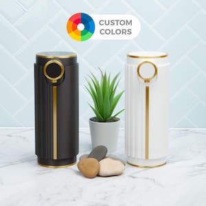 Art Deco Soap Dispenser for Modern Bathrooms - 300ml Hand Soap Pump