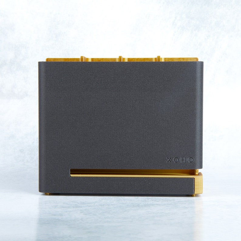 Premium Large Toothbrush Holder, Anti Mould Toothbrush Storage, Black