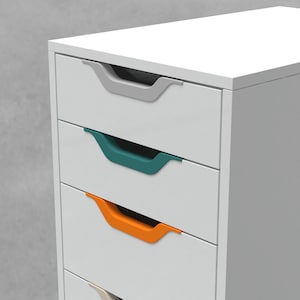 IKEA Alex drawer decorative handle • Color options • IKEA inserts • Ikea hack