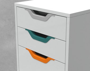 IKEA Alex drawer decorative handle • Color options • IKEA inserts • Ikea hack