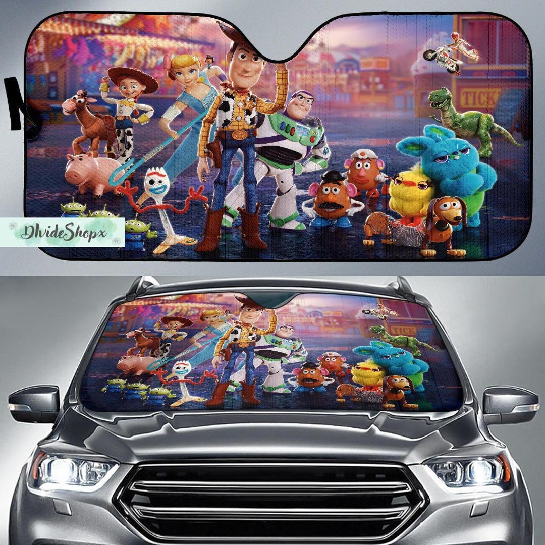 Toy Story Car Sun Shade Toy Story Auto Sunshade Buzz Etsy