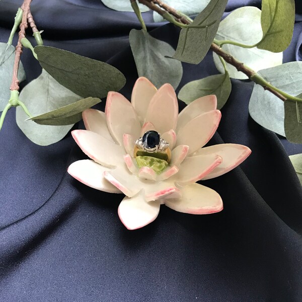 Flower Ring Holder Etsy