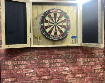 Handmade Dartboard cabinet