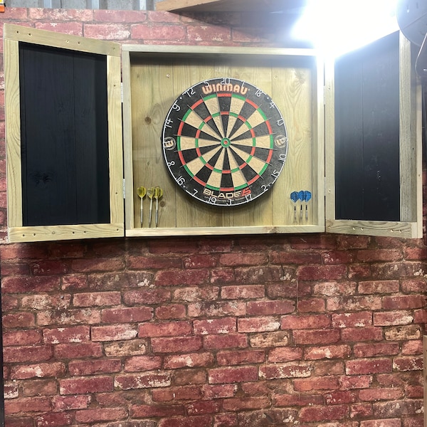 Handmade Dartboard cabinet