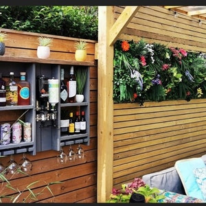 De Luna-wandgemonteerde bar