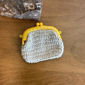 Colorful Crochet Coin Purse Handmade Bag Small Pouch Crochet Unique Gift Idea Mini Wallet Fashionable Cotton Thread Vibrant Accessory
