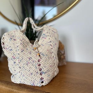 Crochet Purse Shoulder Bag Crochet Beach Style Tote crochet Boho Bag Gift for Her