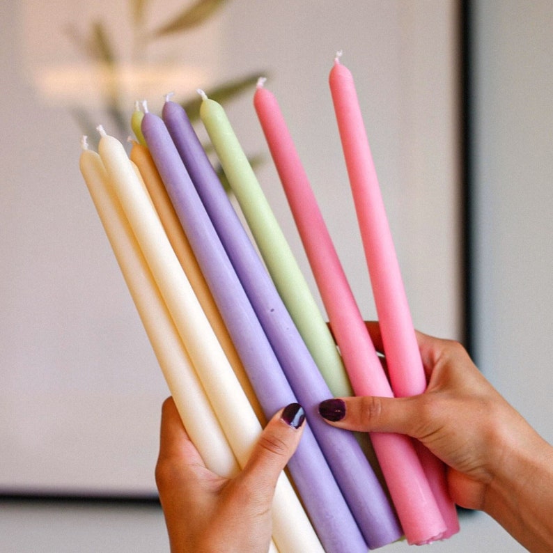 Concrete Candle Holder Set Pillar Candle Holder Set Taper Etsy Canada