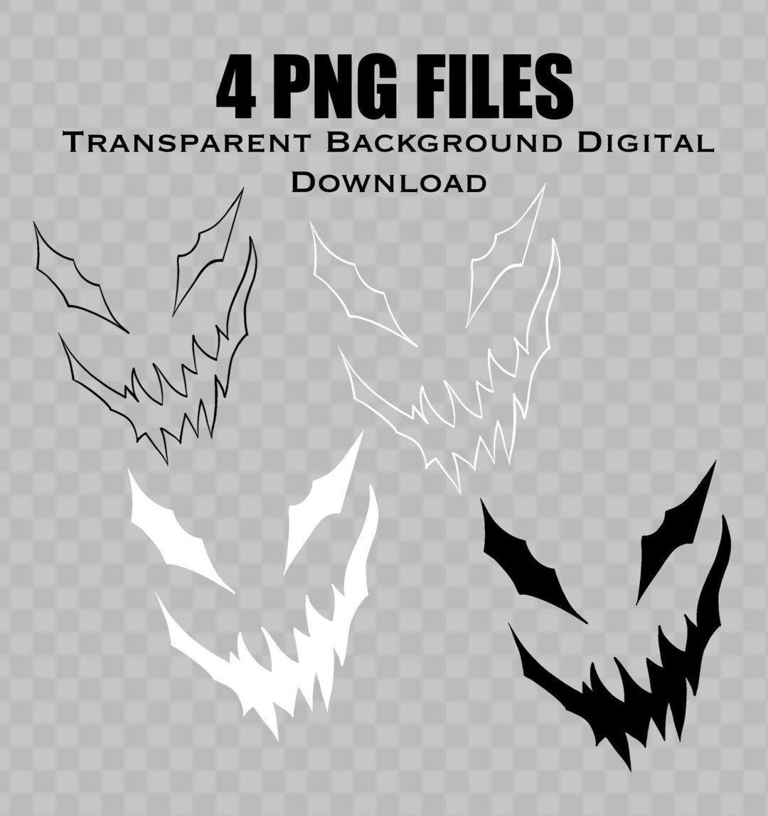 Jack O Lantern PNG | 4 Colors Png Transparent Background | Cricut PNG ...