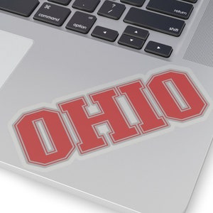 Ohio Sticker, Kiss-Cut Stickers, Cool background design with multiple colors. Bucks, Ohio State, OSU, Buckeyes