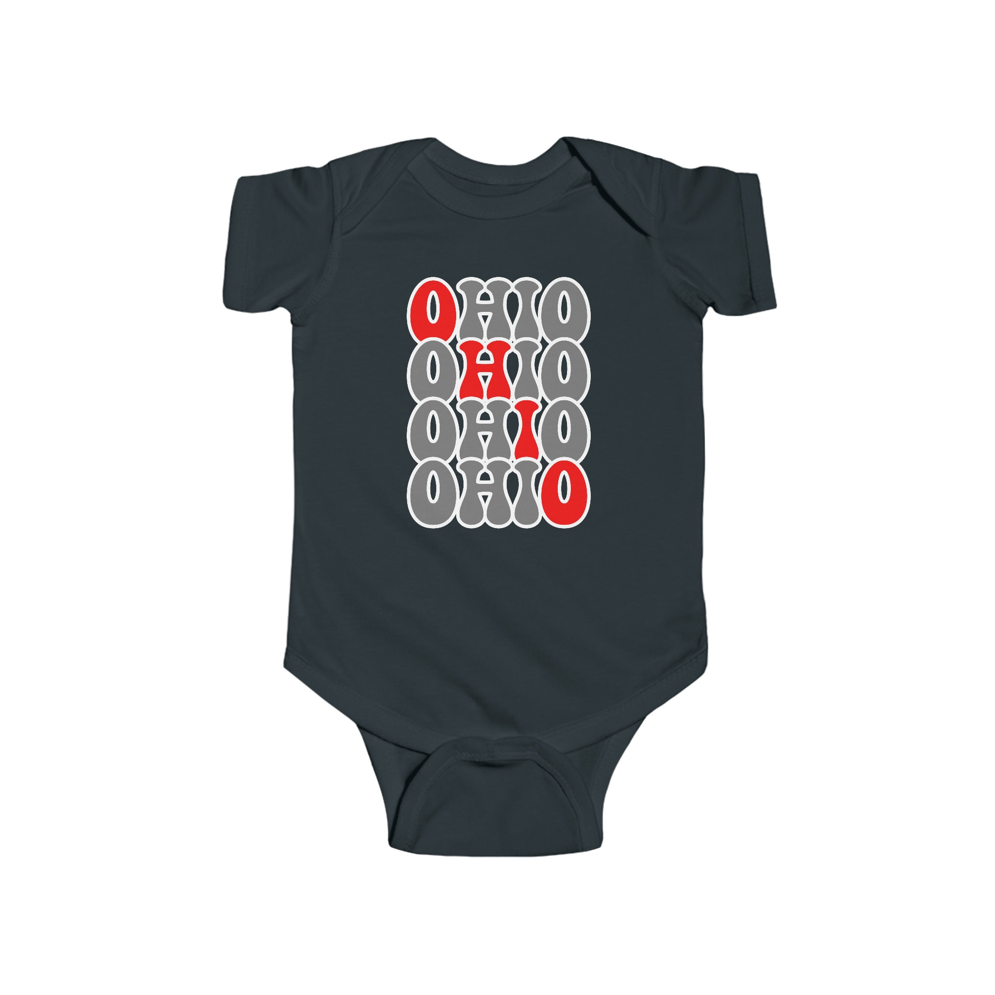 Homeland Tees Ohio State Onesie Baby Bodysuit - 100% Cotton Home State Outfit
