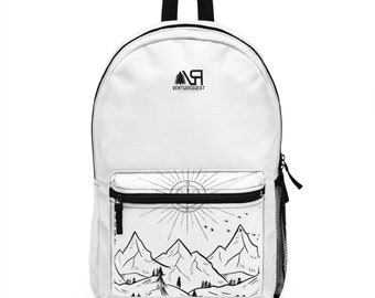 Minimalist Backpack - Camping Gear, Hiking Pack, Active Wear, Overland Clothing, Stylish Apparel, School Bags, Everyday Carry, Travel