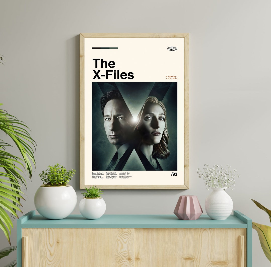 The X Files Movie Poster Chris Carter Vintage Modern - Etsy