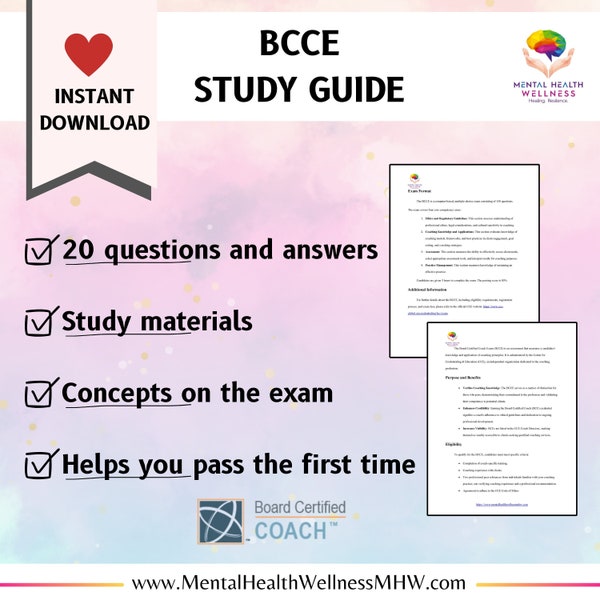 Board Certified Coach Exam (BCCE) Study Guide