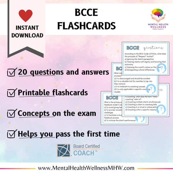 Board Certified Coach Exam (BCCE) Study Guide Flashcards