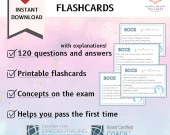 Guía de estudio y tarjetas de preparación para el examen de Coach Certificado por la Junta CCE (BCCE) (Nueva actualización incluida)