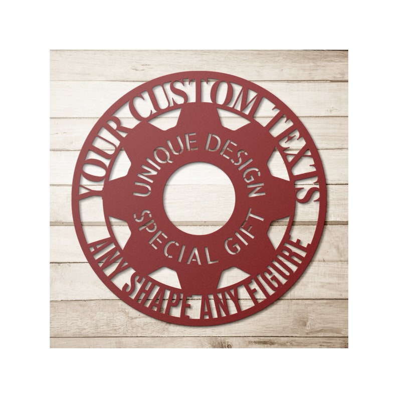 Custom Metal Sign Your Custom Text Metal Sign Your Logo Here Sign ...