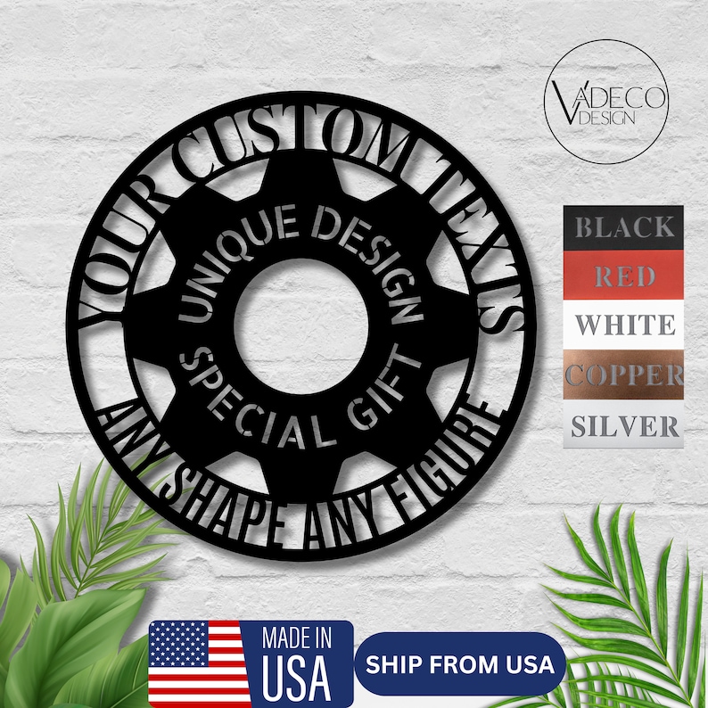 Custom Metal Sign Your Custom Text Metal Sign Your Logo Here Sign ...