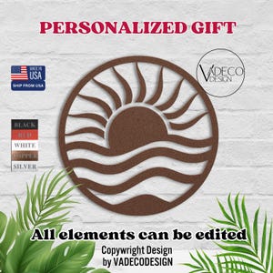 Personalized Tropical Patio Pool Sign Custom Tropical Sign Custom Metal Welcome Yard Make It Your Own Coastal Sun Sign Housewarming Wall Art