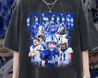 Custom Football T-shirt, Bootleg Player Shirt, Team Name Shirt Custom Player Shirt, Custom Baseball Shirt, Custom Basketball Shirt