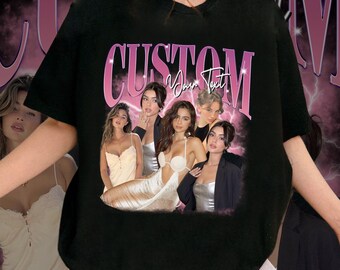 Custom Bootleg Rap Tee, Custom Photo Shirt, Custom Photo Vintage Graphic 90s Tshirt, CUSTOM Your Own Bootleg Idea Here, Insert Your Design