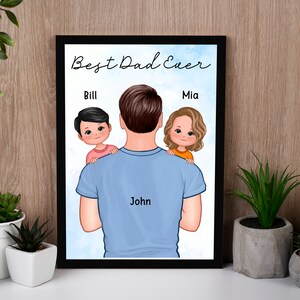 Custom Father’s Day gift, Best daddy ever ,Best dad ever, Personalized Fathers Day Gifts From Wife, Personalized Gift For Dad