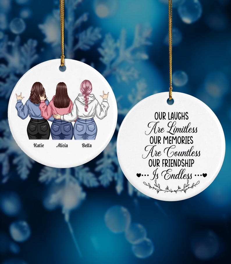 Our Friendship Ornament, Best Friend Gift, Friendship Ornament, Besties